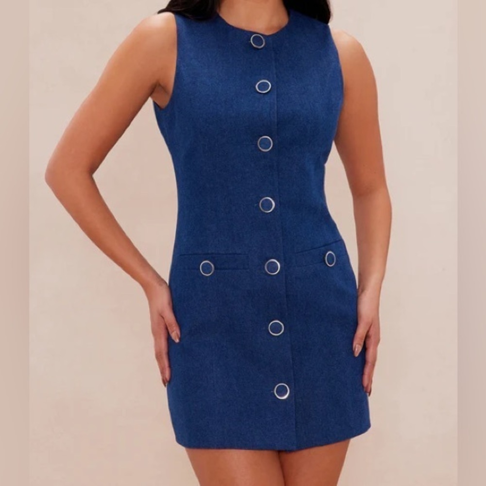 Fashion Nova Denim Mini Dress